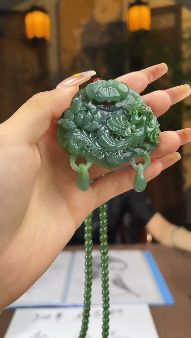 和田玉未镶嵌颈饰S356