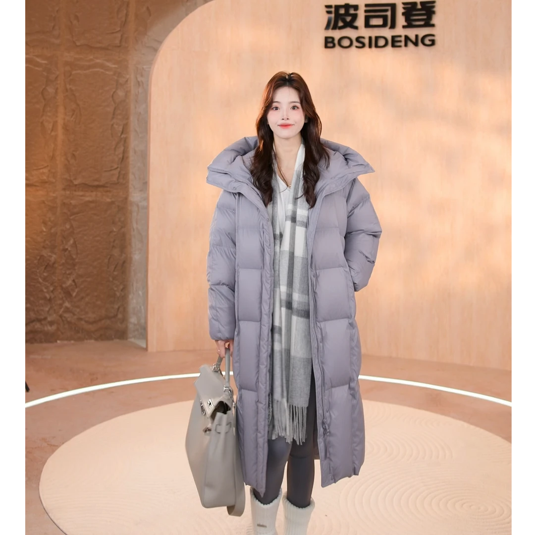 【波司登大被子羽绒服】2025新款时尚摩登云感休闲长款保暖羽绒服