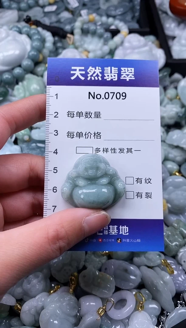 【闪购商品】翡翠颈饰未镶嵌缅甸A货翡翠0709