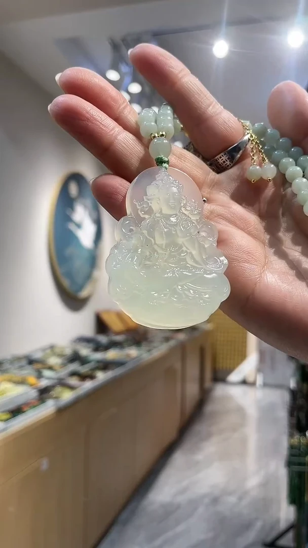 【闪购商品】岫玉颈饰未镶嵌吊坠