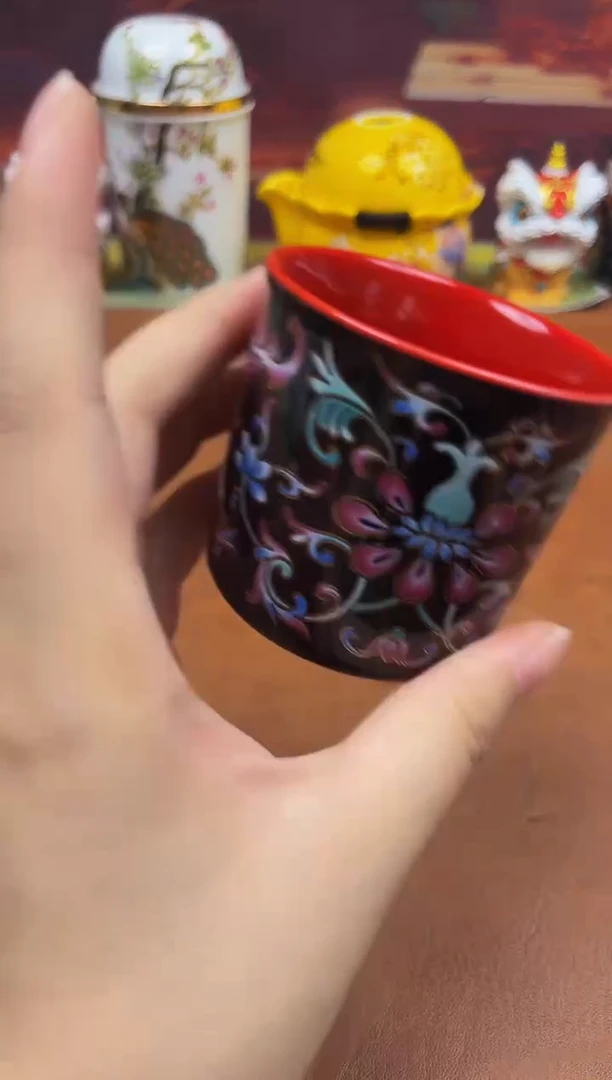 陶瓷茶具摆件旅行套组