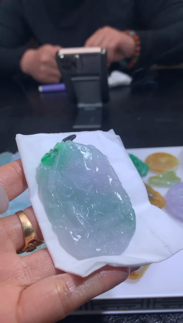 未镶嵌定制翡翠荷*翡翠