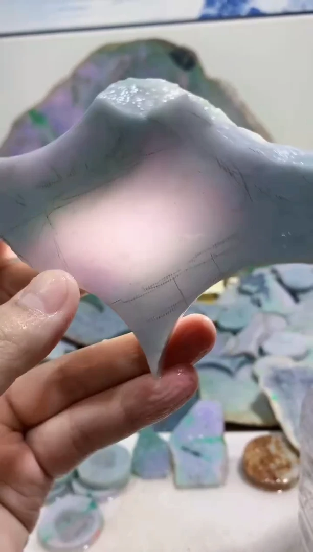 裸石翡翠0蒙0翡翠珠宝834