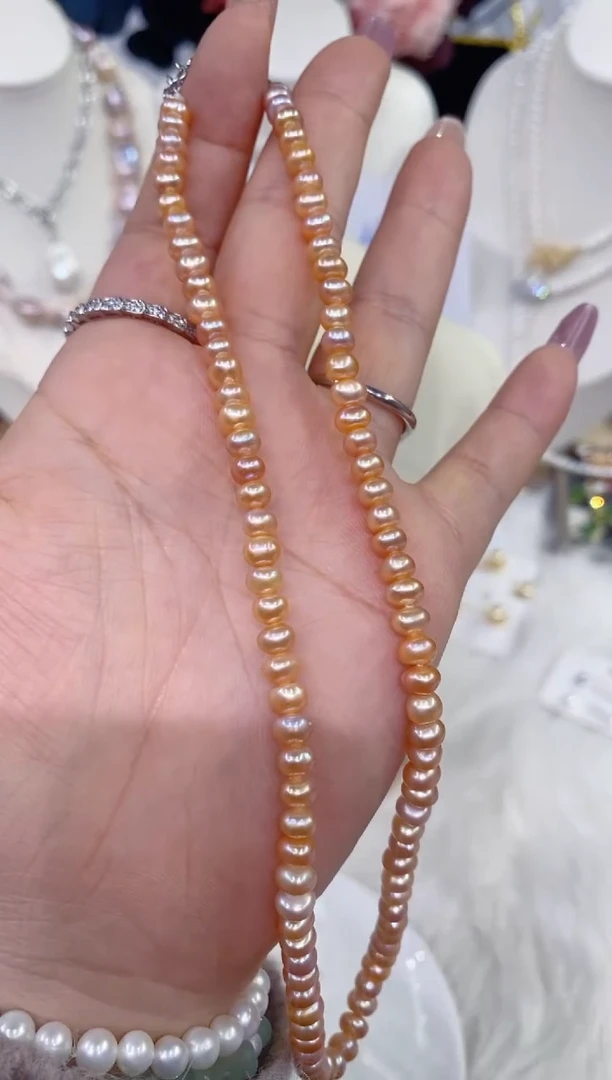 颈饰未镶嵌淡水珍珠1455