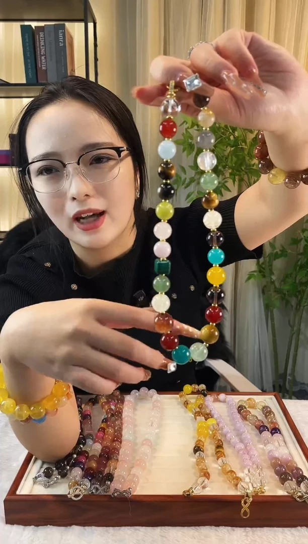 项链未镶嵌水晶孔雀白水项链