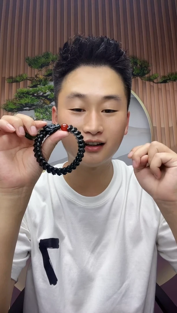 手链未镶嵌和田玉塔青龙骨精雕精品手串