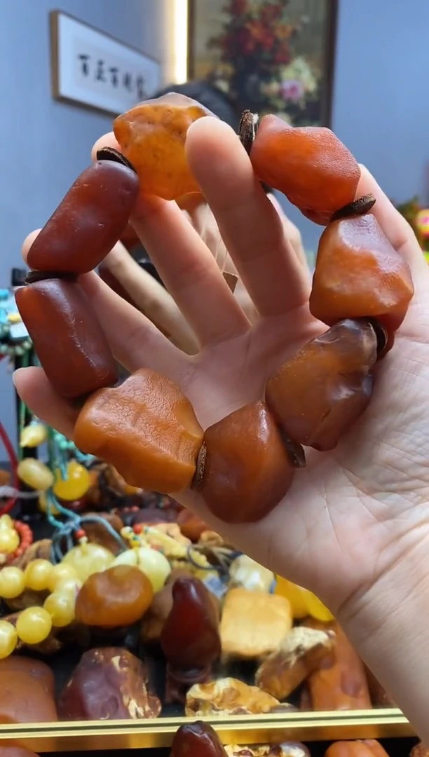 未镶嵌琥珀手串手串