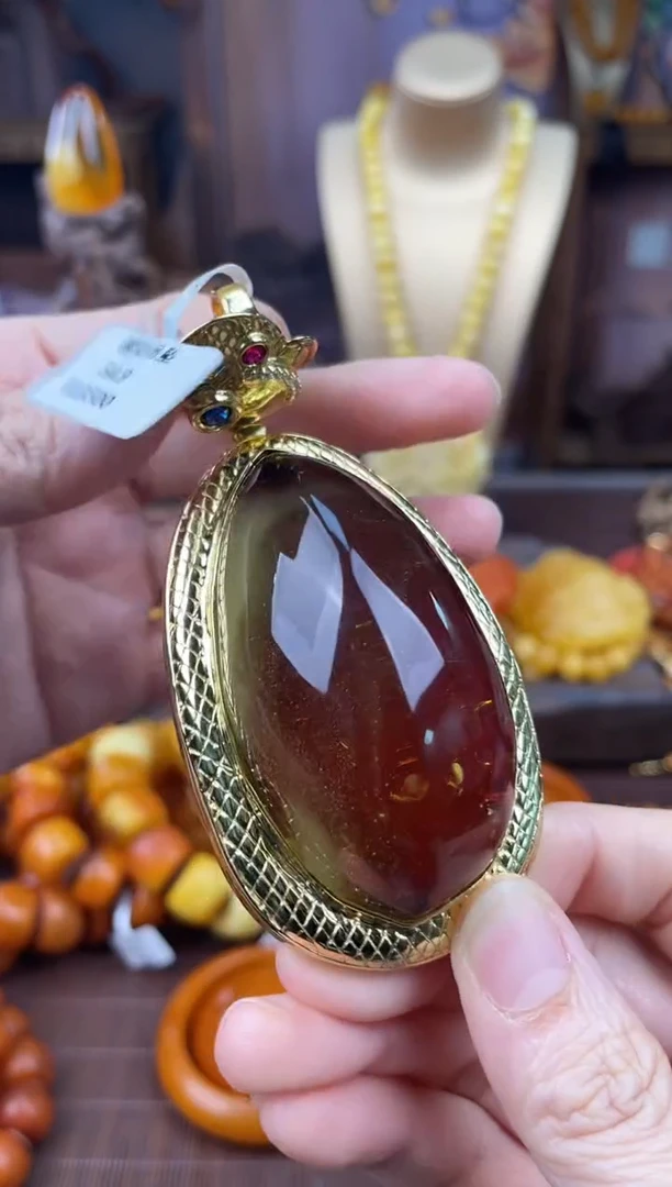 裸石琥珀未镶嵌多样性发货1，假一赔4