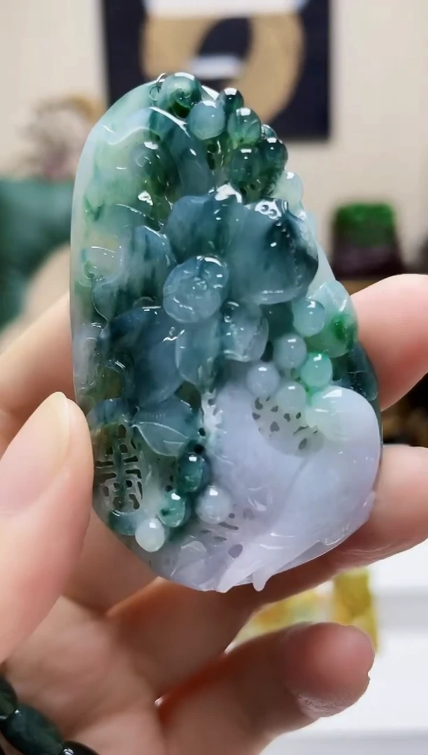 未镶嵌定制翡翠吊坠167