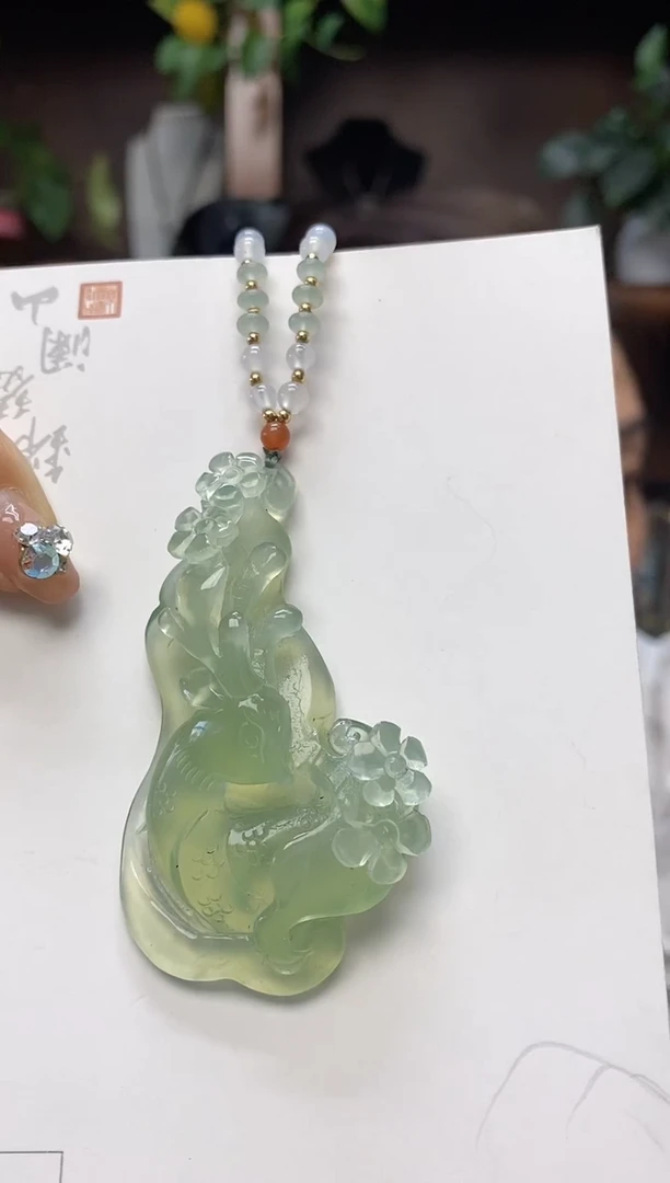 未镶嵌岫玉吊坠·