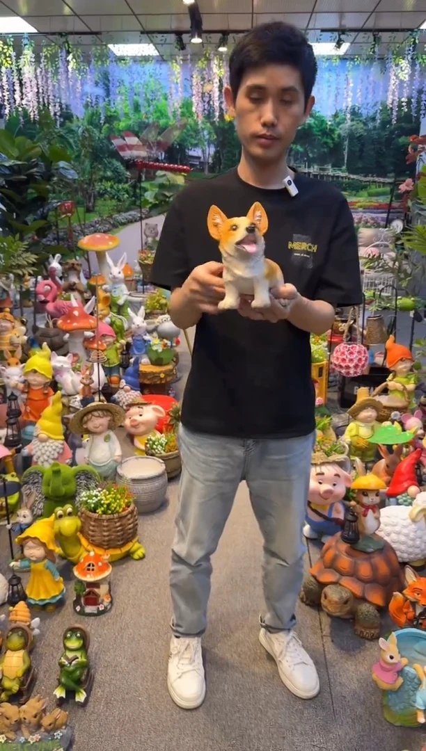 无花朵花园庭院摆件&00&