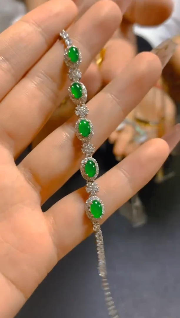 未镶嵌手链翡翠0867359720多样性发一