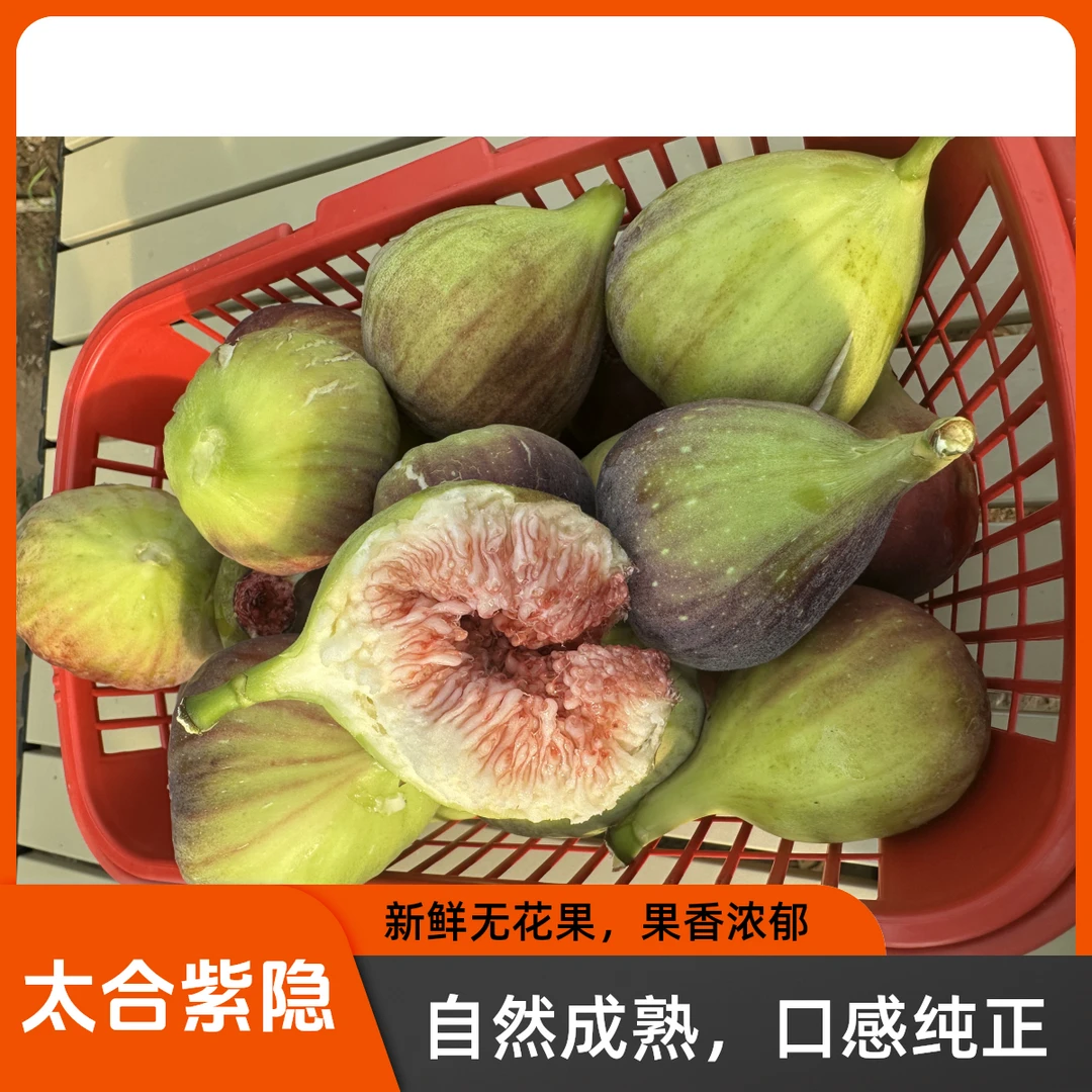 【太合紫隐】农家自种纯天然无花果（果肉饱满 入口清甜）