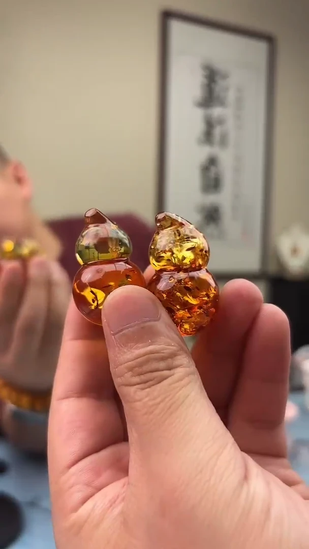 蜜蜡未镶嵌珠宝奇石H，假一罚十多样性发其一H