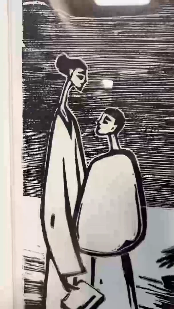 版画刘海明-版画作品-木刻版画-fc