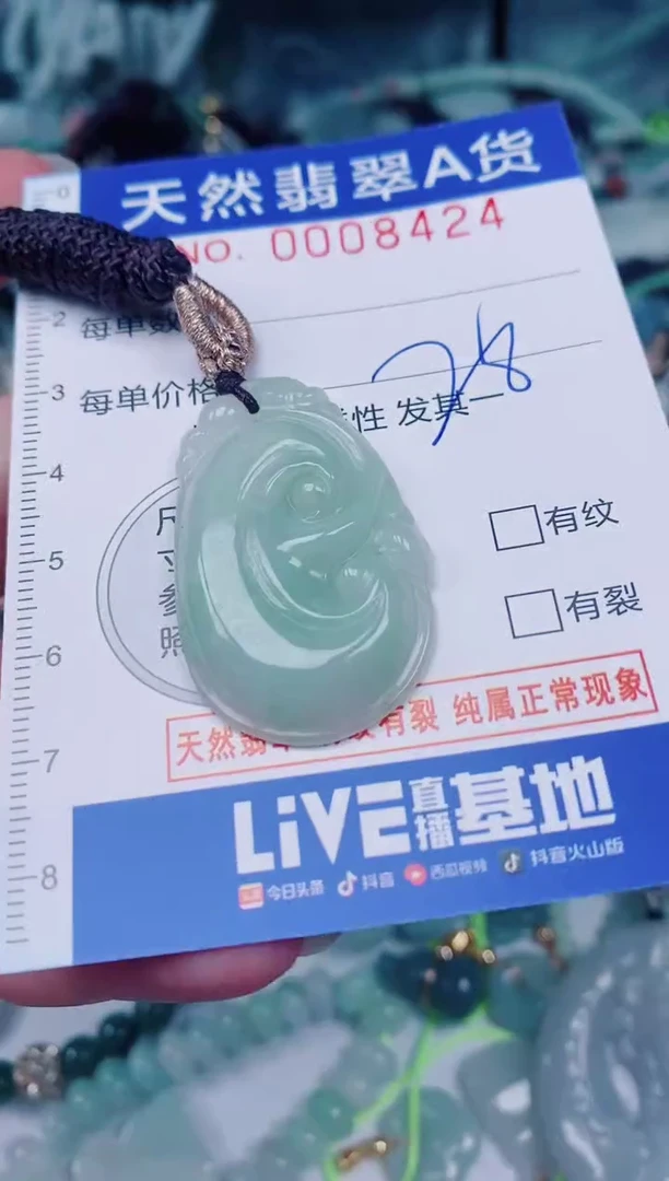 颈饰未镶嵌翡翠00008424