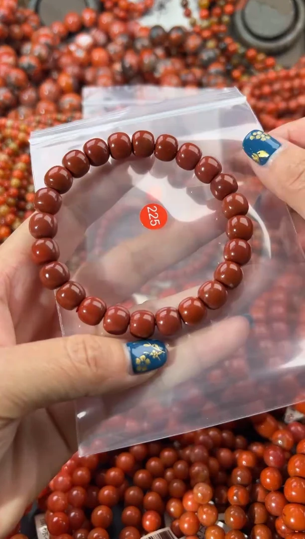 未镶嵌手串南红玛瑙9+