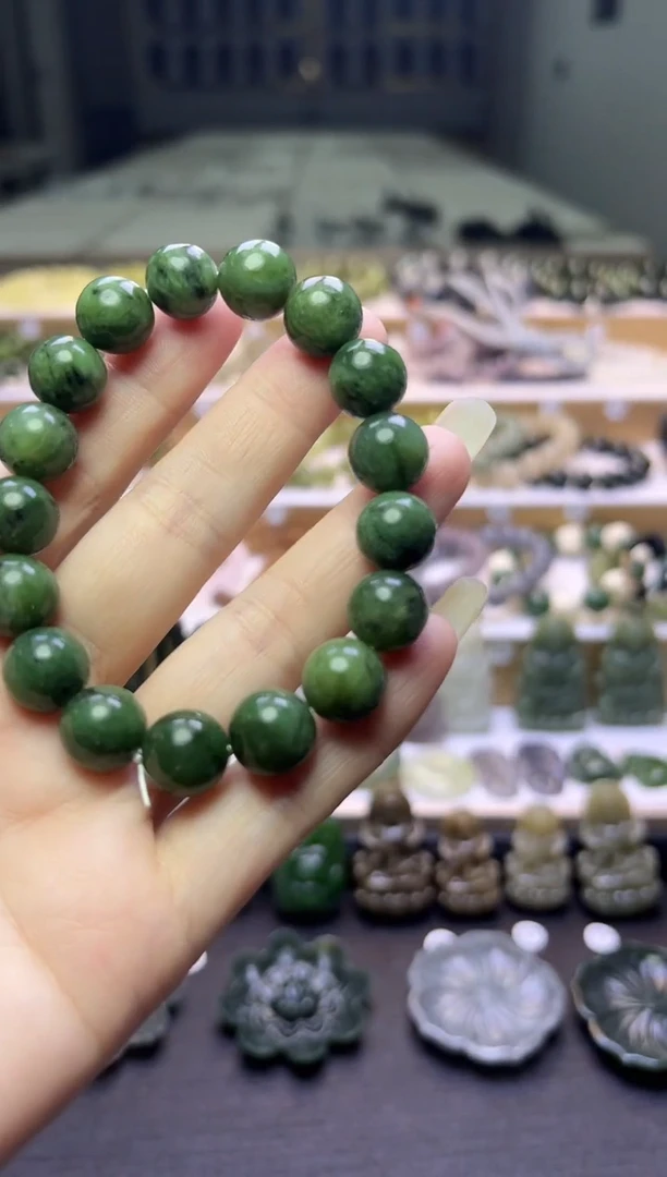 未镶嵌手串和田玉62号链接卡10mm