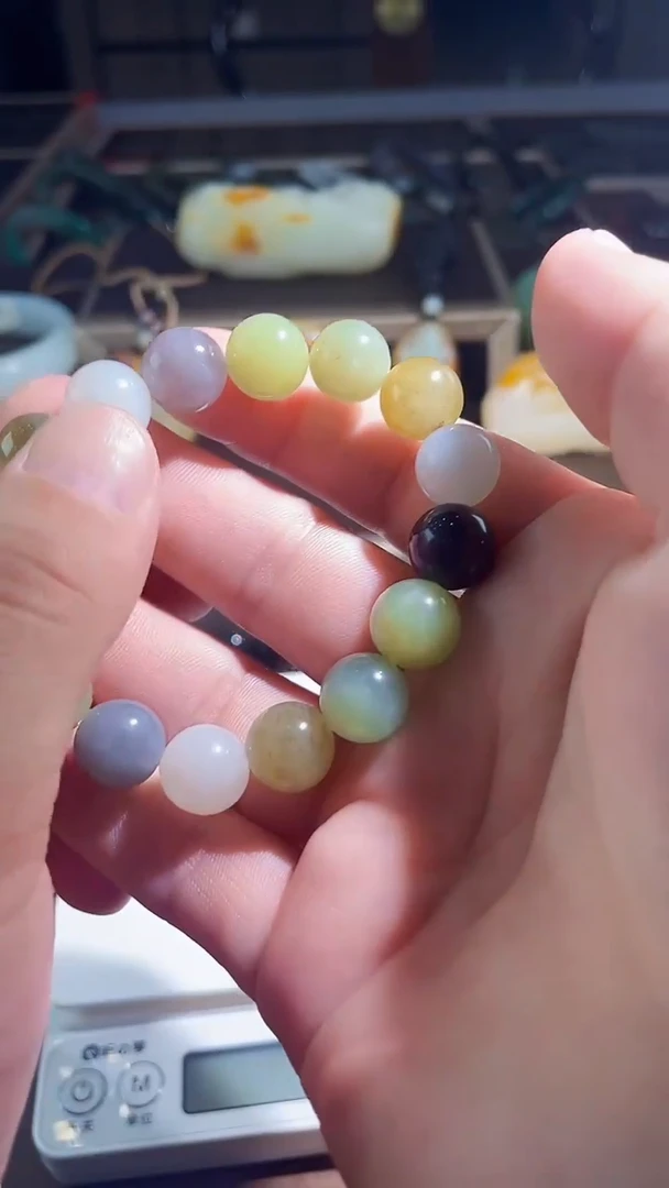 【闪购商品】和田玉手串未镶嵌和田玉 多宝手串