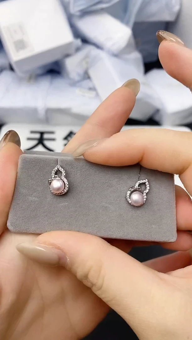未镶嵌耳饰淡水珍珠ED1098
