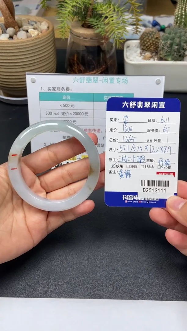 翡翠手镯未镶嵌D2513111