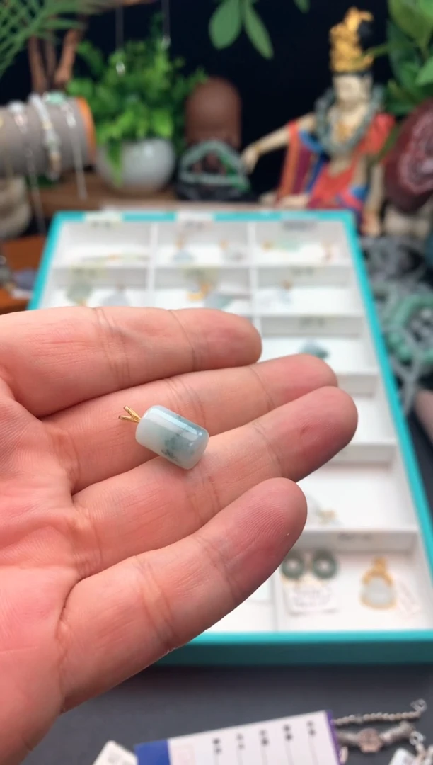 颈饰银S925镶嵌翡翠1