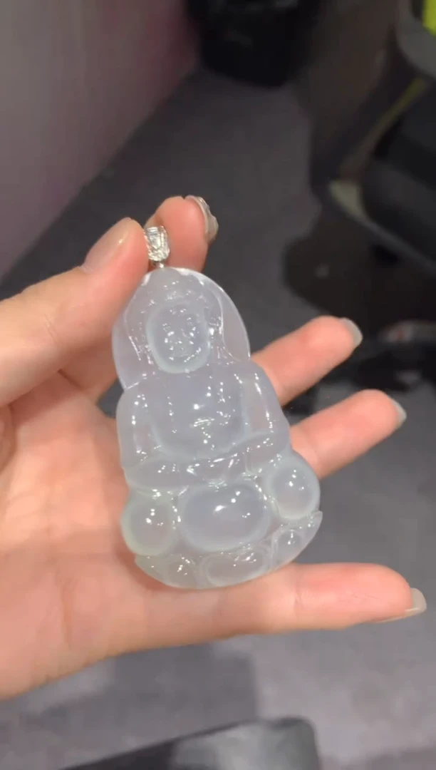 翡翠18K金镶嵌吊坠(不含链)84团购多样性发其一