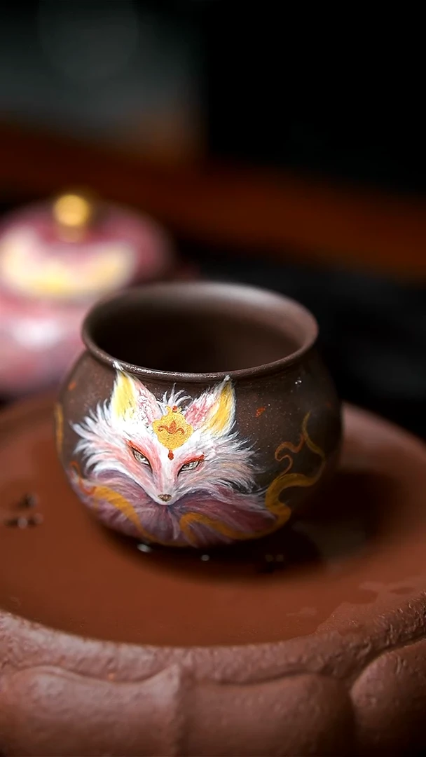 茶壶紫砂小*娘魅狐杯杯