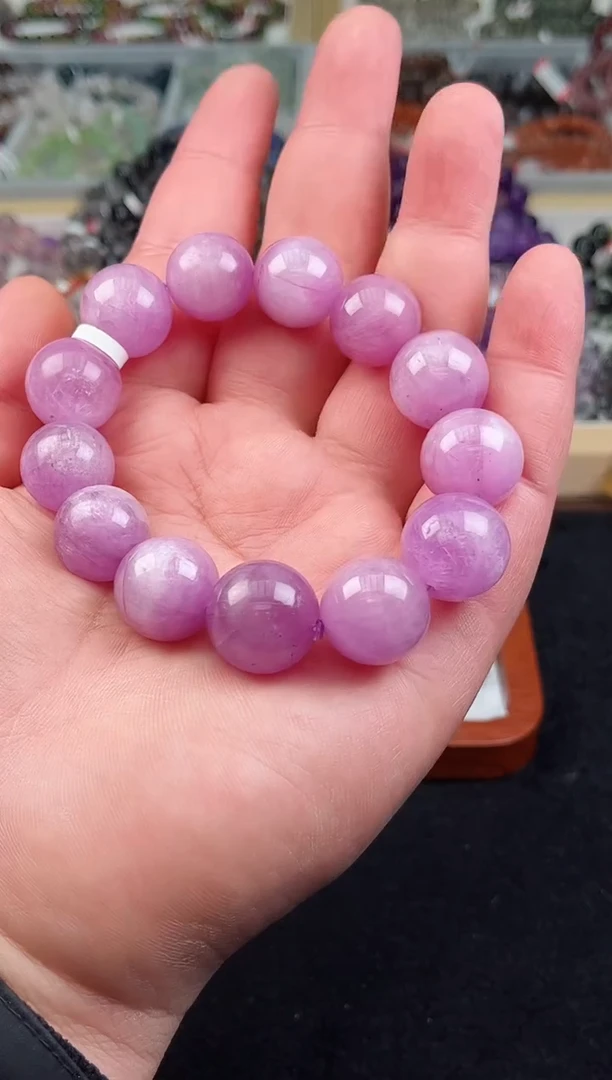 【闪购商品】锂辉石手串未镶嵌天铭18