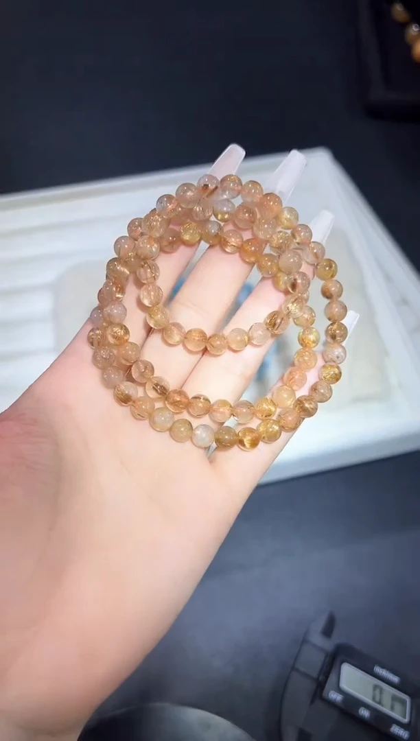 未镶嵌手串水晶10b多样性发其一【1条】默认微瑕