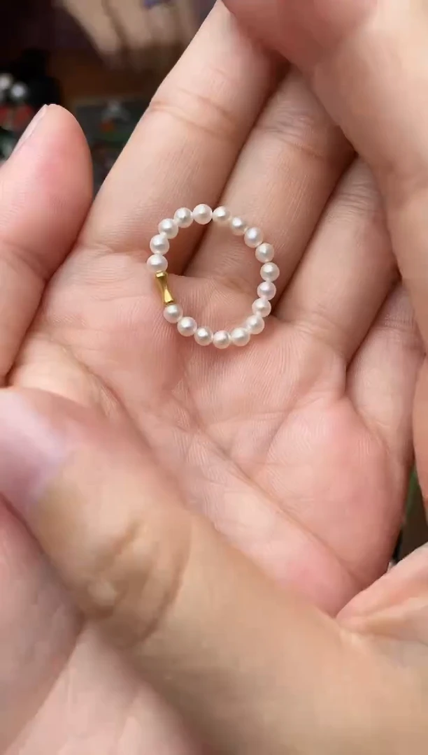 非金属无竹节戒指