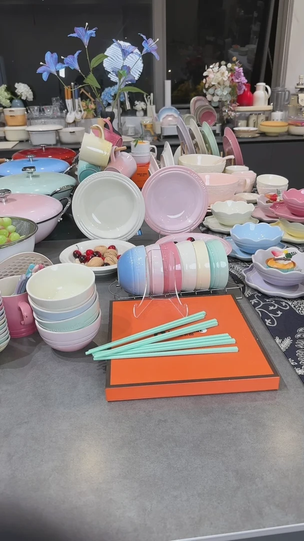 【闪购商品】瓷筷子SPS6双盒装-孔雀青