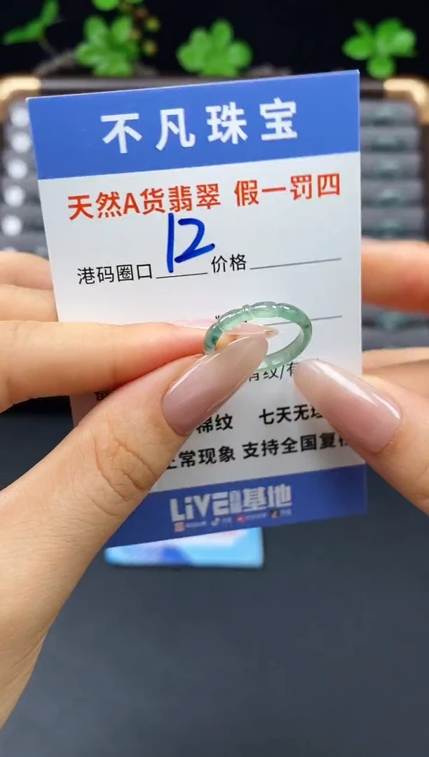 未镶嵌戒指翡翠天然A货翡翠054