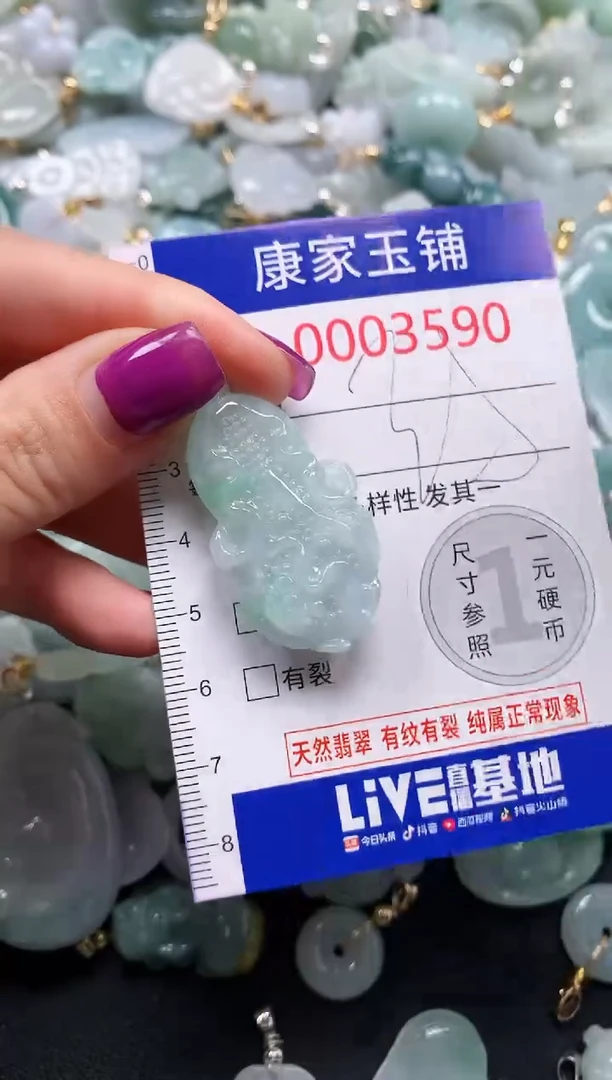 颈饰未镶嵌翡翠3590