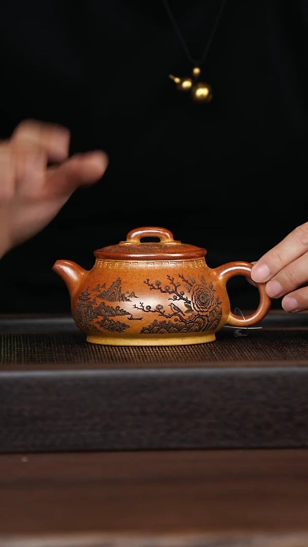 茶壶紫砂宜兴紫砂壶h00302