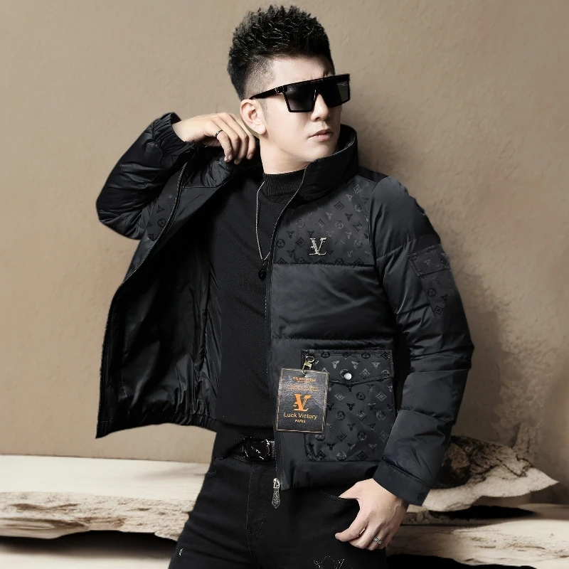 诺顿雷斯欧货冬季潮牌新款男士时尚潮牌品牌秋冬羽绒服保暖外套潮