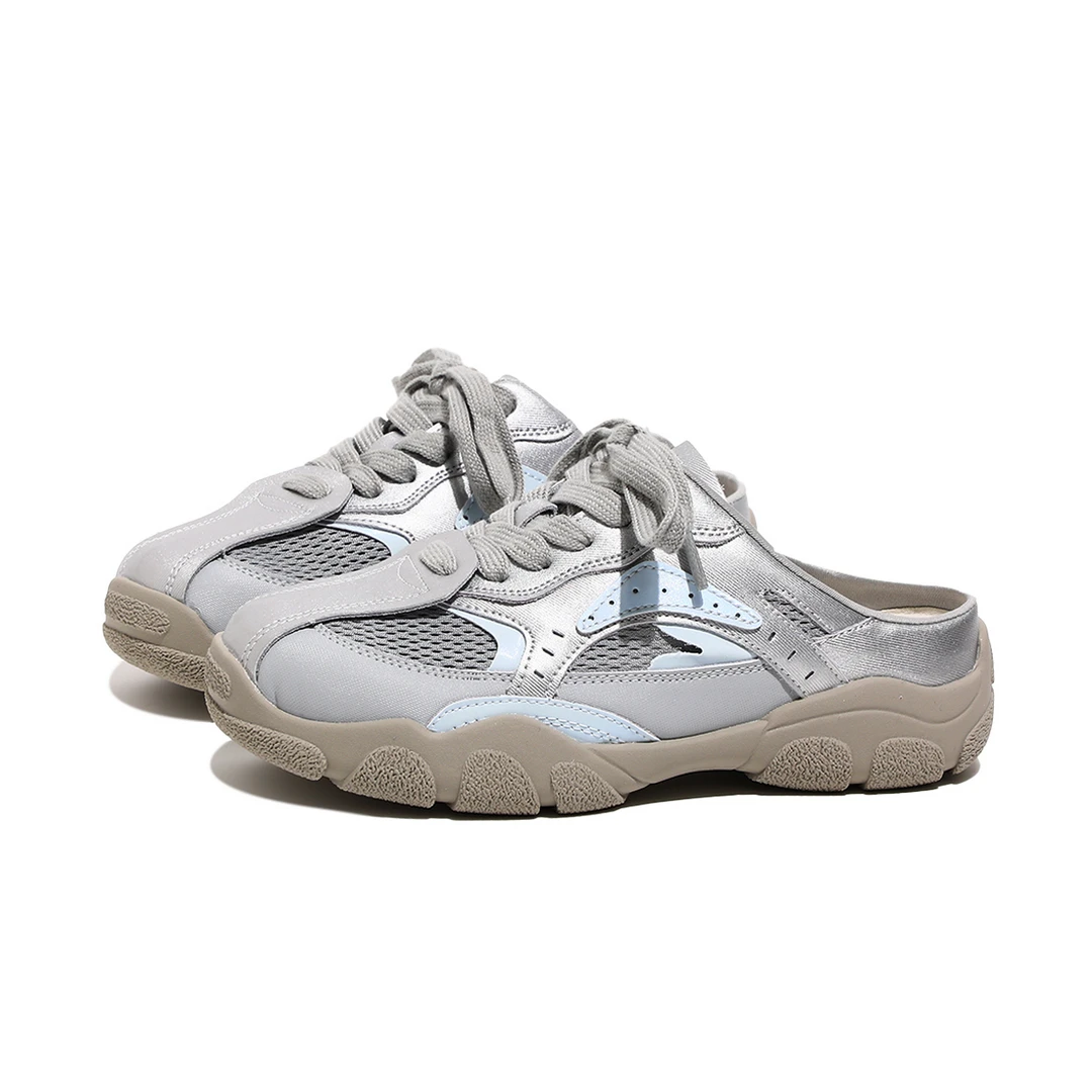 超火外穿包头拖鞋德训鞋女款2025新款懒人一脚蹬轻便半拖鞋潮