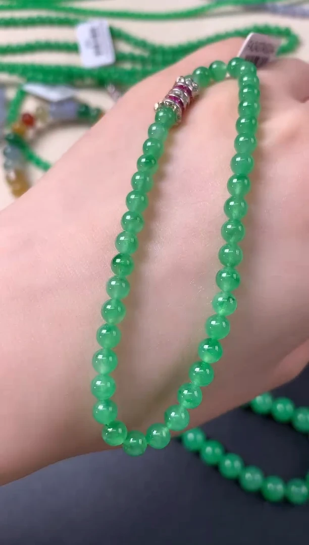 未镶嵌手串翡翠D672|25800
