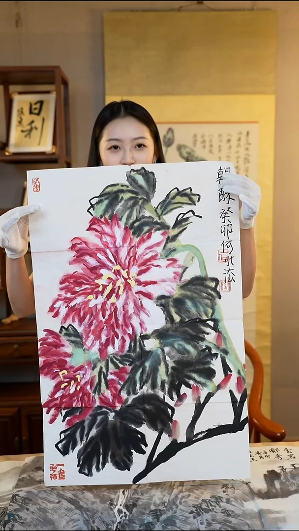 何水法老师牡丹花