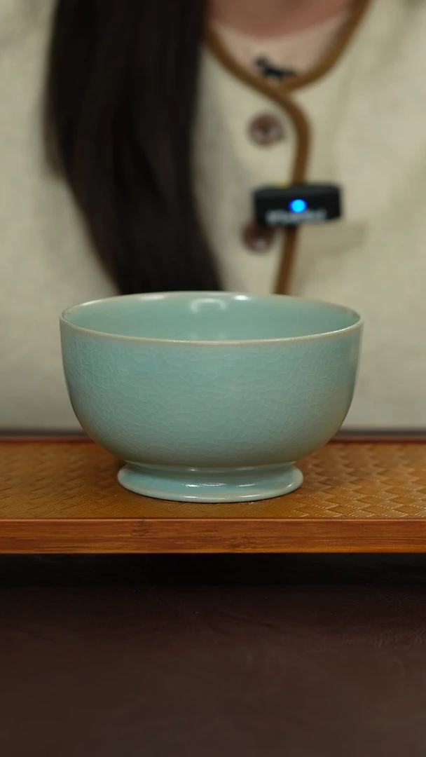 摆件陶原矿原釉汝宋汝瓷