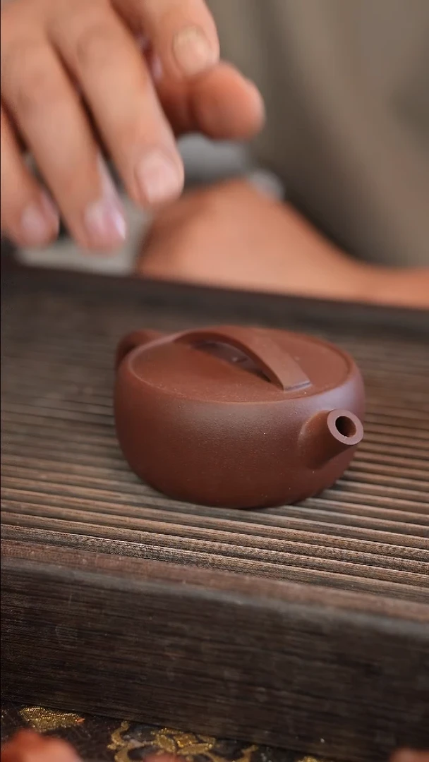 茶壶紫砂原矿手工制作