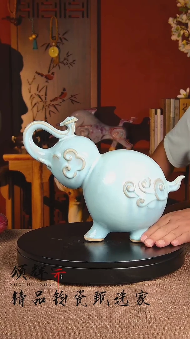 瓷片再*发宋代五大官窑钧瓷作品