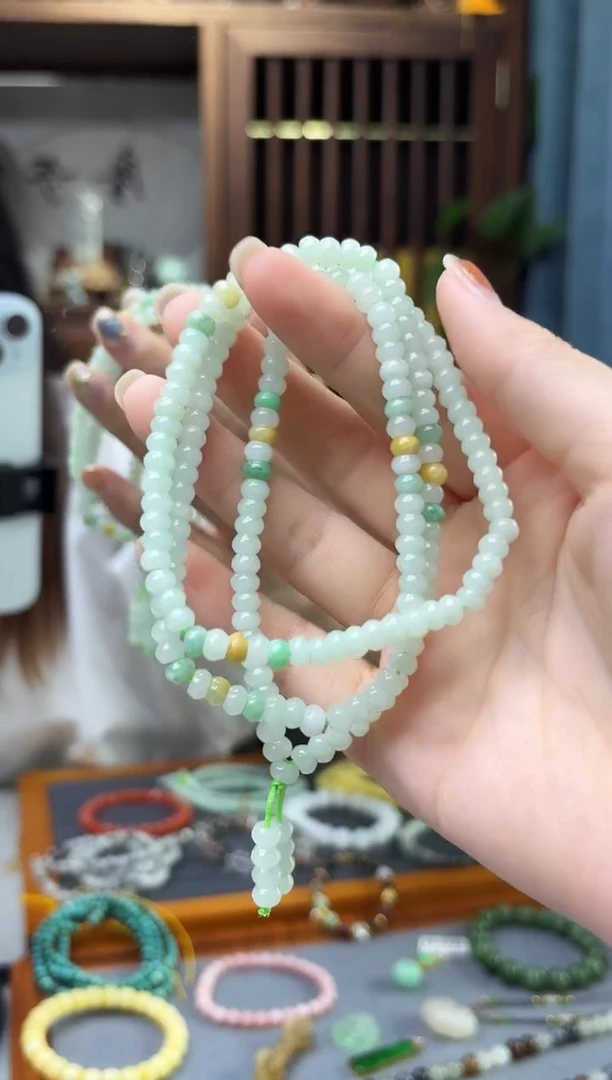 未镶嵌挂件翡翠翡翠盘珠长串MY