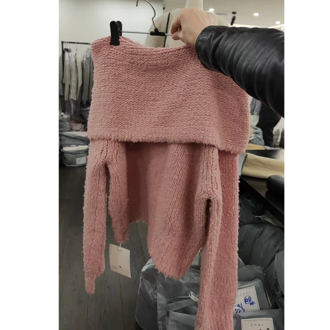 毛针织衫慵懒风-NO退换 接受再拍 Y-P-518