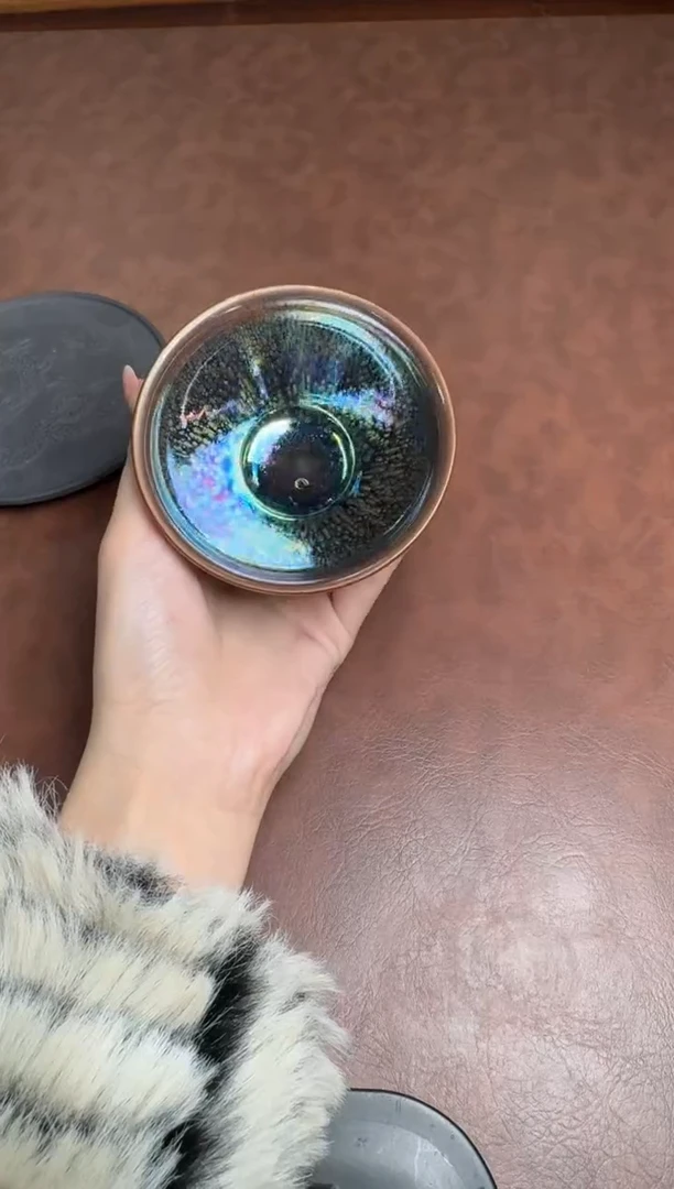 茶盏黄文勇虹彩曜变95