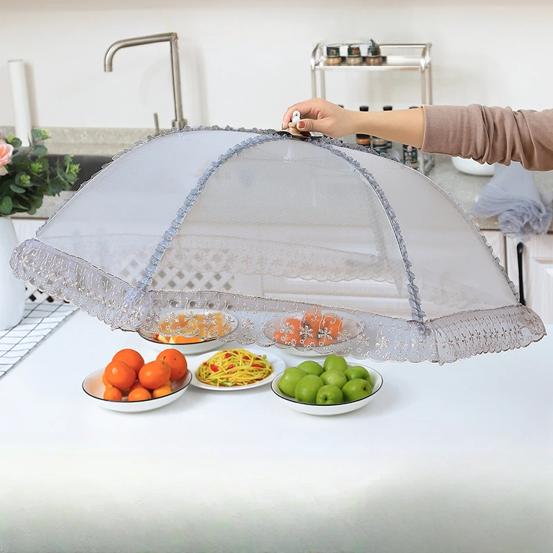 2026年新款可折叠菜罩夏季防尘苍蝇可折叠餐桌罩剩菜食物家用神器