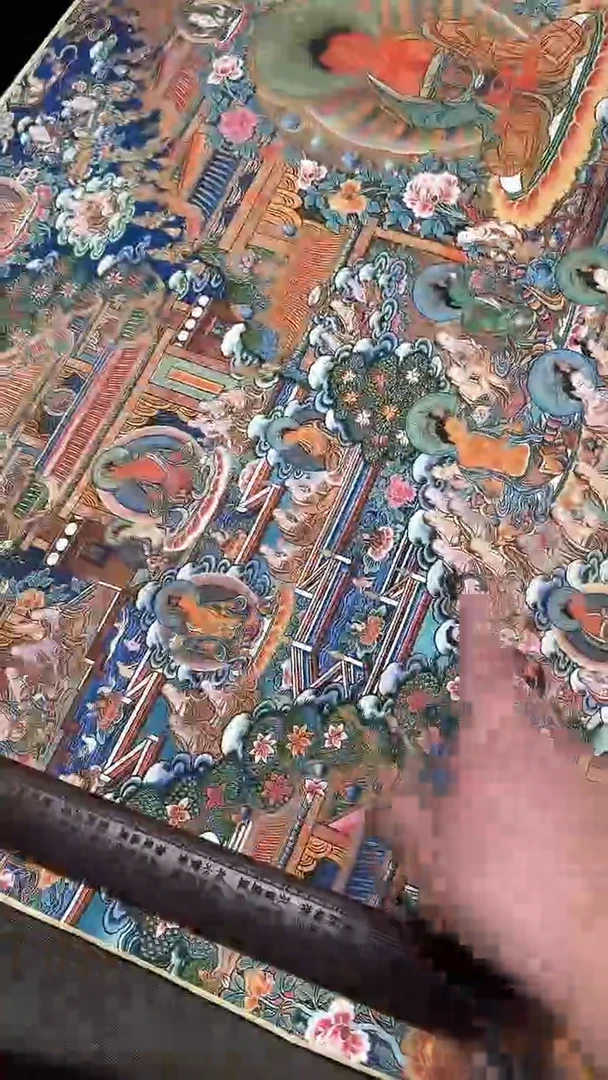 卷轴画【主播精品】高端卷轴画——唐卡AA31释迦摩尼