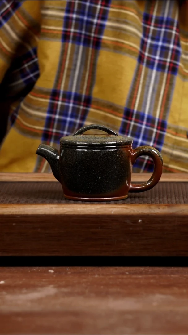 茶壶紫砂底槽青柴烧汉瓦150CC