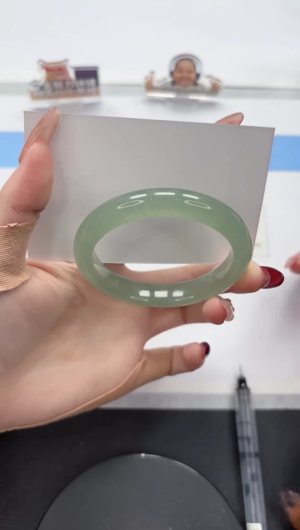 【闪购商品】石英质玉手镯未镶嵌A342-55.3