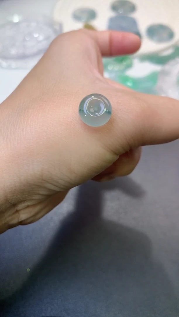 未镶嵌定制翡翠毛货10.8*5.2